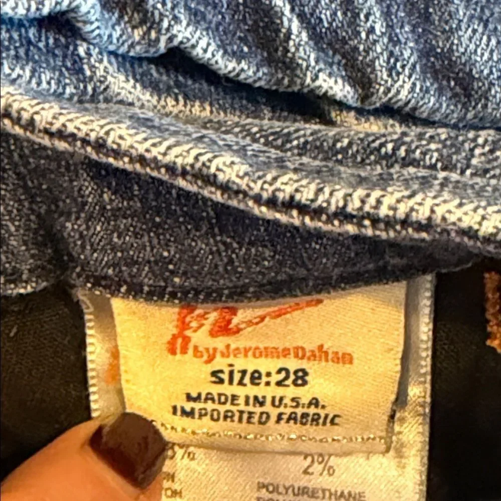Citizens of Humanity Low Waist Full Leg #097 Jeans Size 28 Dark Blue